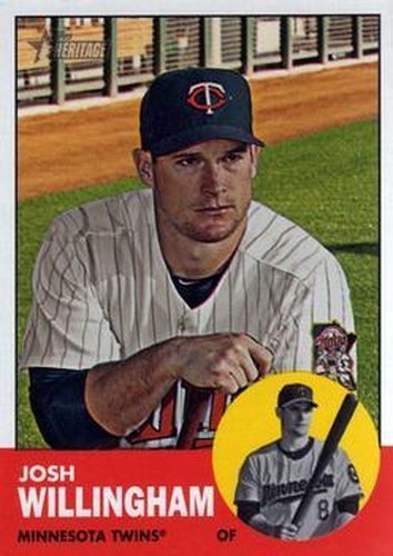 #493 Josh Willingham - Minnesota Twins - 2012 Topps Heritage Baseball