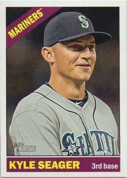 #493 Kyle Seager - Seattle Mariners - 2015 Topps Heritage Baseball