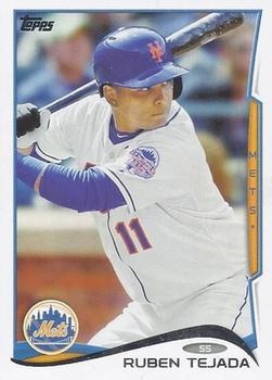 #493 Ruben Tejada - New York Mets - 2014 Topps Baseball