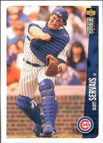 #493 Scott Servais - Chicago Cubs - 1996 Collector's Choice Baseball