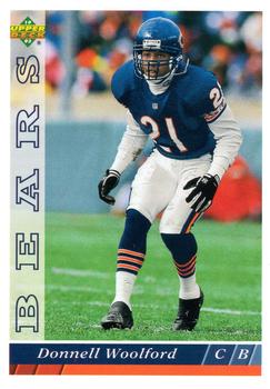#493 Donnell Woolford - Chicago Bears - 1993 Upper Deck Football