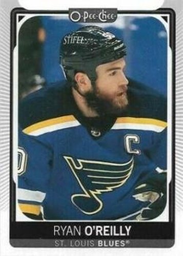 #493b Ryan O'Reilly - Head Shot - St. Louis Blues - 2021-22 O-Pee-Chee Hockey