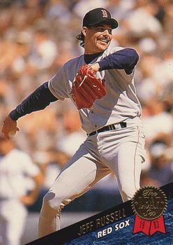#494 Jeff Russell - Boston Red Sox - 1993 Leaf Baseball