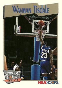 #494 Wayman Tisdale - Sacramento Kings - 1991-92 Hoops Basketball