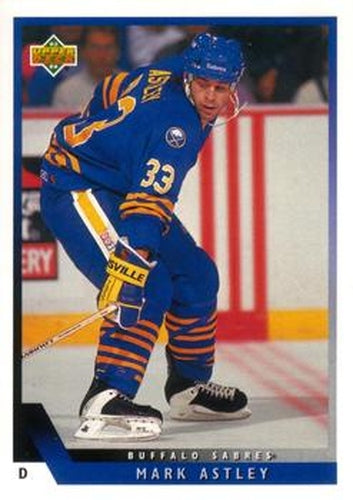 #494 Mark Astley - Buffalo Sabres - 1993-94 Upper Deck Hockey