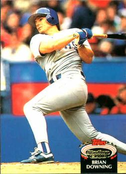 #494 Brian Downing - Texas Rangers - 1992 Stadium Club Baseball