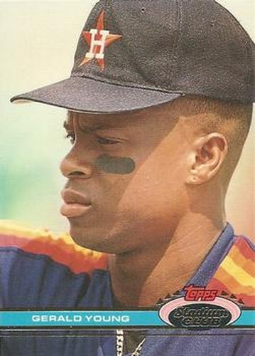 #494 Gerald Young - Houston Astros - 1991 Stadium Club Baseball