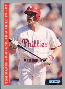 #494 Tom Marsh - Philadelphia Phillies - 1993 Fleer Baseball