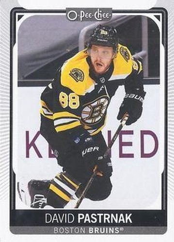 #494 David Pastrnak - Boston Bruins - 2021-22 O-Pee-Chee Hockey