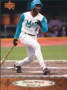#494 Devon White - Florida Marlins - 1996 Upper Deck Baseball