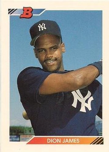 #494 Dion James - New York Yankees - 1992 Bowman Baseball