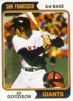 #494 Ed Goodson - San Francisco Giants - 1974 Topps Baseball