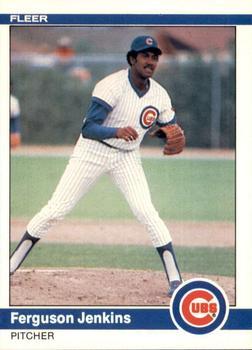#494 Ferguson Jenkins - Chicago Cubs - 1984 Fleer Baseball