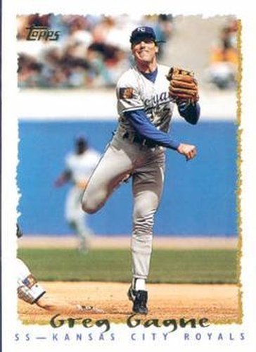 #494 Greg Gagne - Kansas City Royals - 1995 Topps Baseball