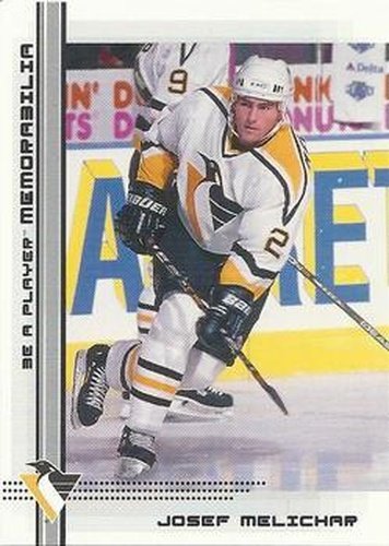 #494 Josef Melichar - Pittsburgh Penguins - 2000-01 Be a Player Memorabilia Hockey