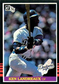 #494 Ken Landreaux - Los Angeles Dodgers - 1985 Donruss Baseball