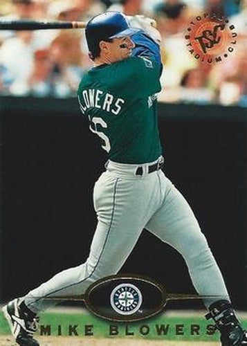 #494 Mike Blowers - Seattle Mariners - 1995 Stadium Club Baseball