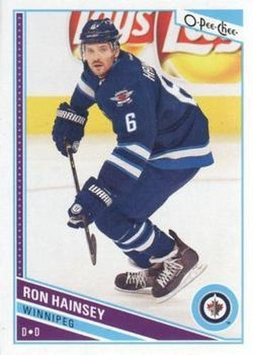 #494 Ron Hainsey - Winnipeg Jets - 2013-14 O-Pee-Chee Hockey