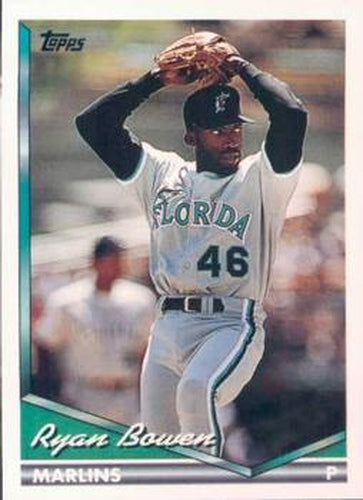 #494 Ryan Bowen - Florida Marlins - 1994 Topps Baseball