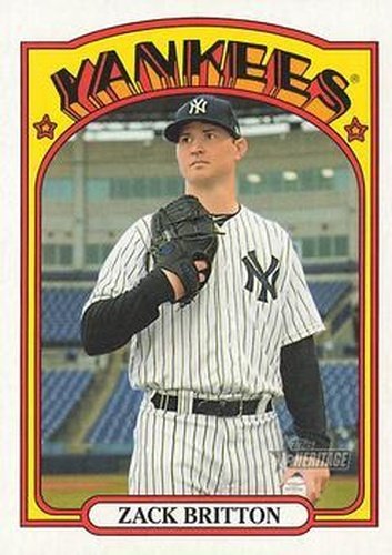 #494 Zack Britton - New York Yankees - 2021 Topps Heritage Baseball
