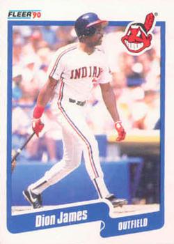 #494 Dion James - Cleveland Indians - 1990 Fleer USA Baseball