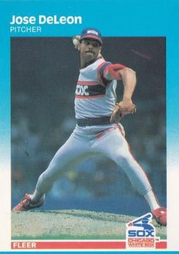 #494 Jose DeLeon - Chicago White Sox - 1987 Fleer Baseball