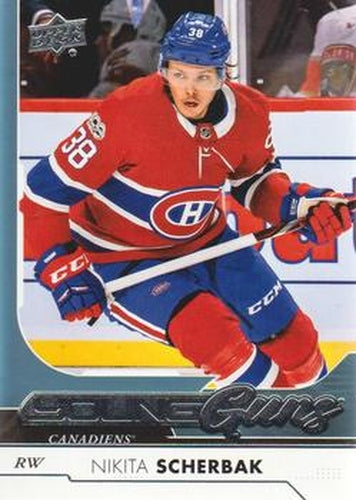 #494 Nikita Scherbak - Montreal Canadiens - 2017-18 Upper Deck Hockey