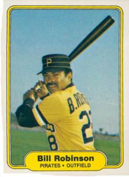 #494 Bill Robinson - Pittsburgh Pirates - 1982 Fleer Baseball