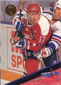 #102 Mike Ridley - Washington Capitals - 1993-94 Leaf Hockey