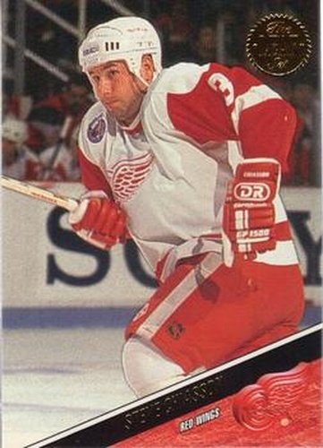 #111 Steve Chiasson - Detroit Red Wings - 1993-94 Leaf Hockey