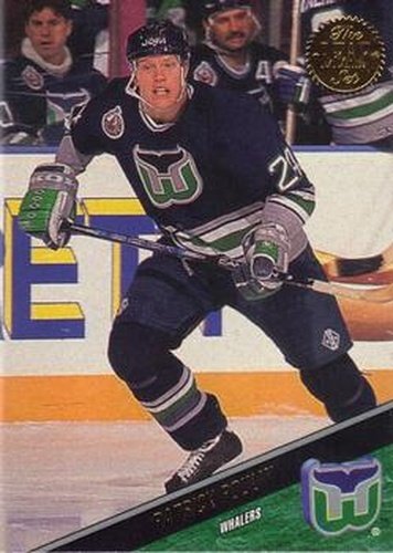 #113 Patrick Poulin - Hartford Whalers - 1993-94 Leaf Hockey