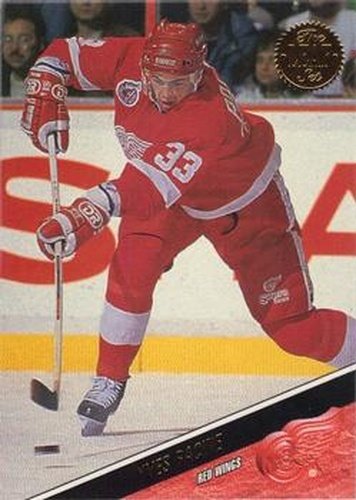 #115 Yves Racine - Detroit Red Wings - 1993-94 Leaf Hockey