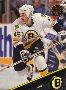 #116 Steve Heinze - Boston Bruins - 1993-94 Leaf Hockey