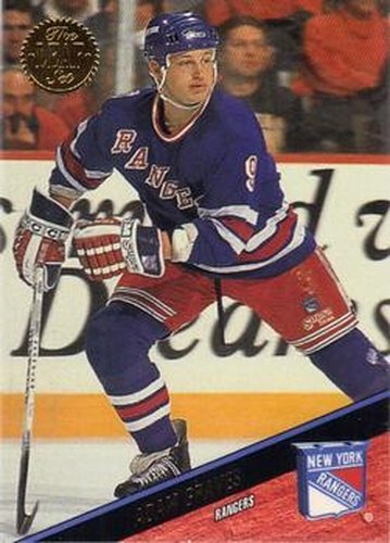 #130 Adam Graves - New York Rangers - 1993-94 Leaf Hockey
