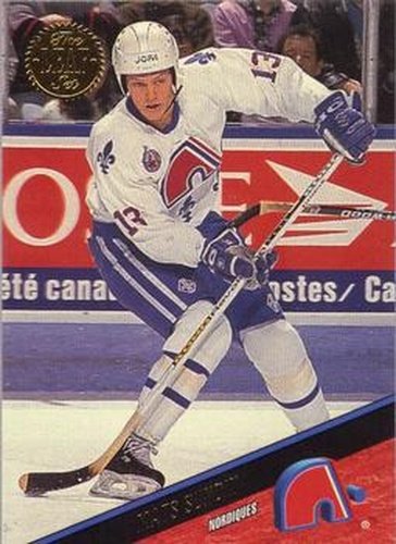 #136 Mats Sundin - Quebec Nordiques - 1993-94 Leaf Hockey