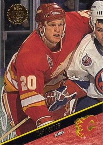 #140 Gary Suter - Calgary Flames - 1993-94 Leaf Hockey