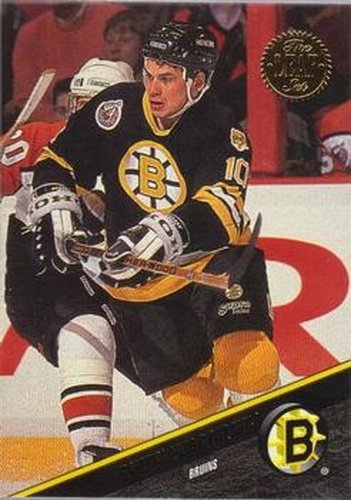 #143 Dmitri Kvartalnov - Boston Bruins - 1993-94 Leaf Hockey