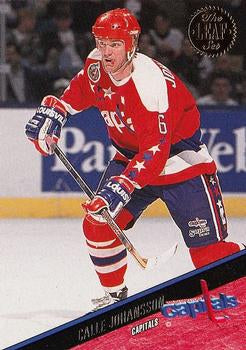 #153 Calle Johansson - Washington Capitals - 1993-94 Leaf Hockey