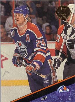 #159 Dave Manson - Edmonton Oilers - 1993-94 Leaf Hockey