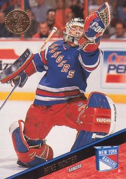 #185 Mike Richter - New York Rangers - 1993-94 Leaf Hockey