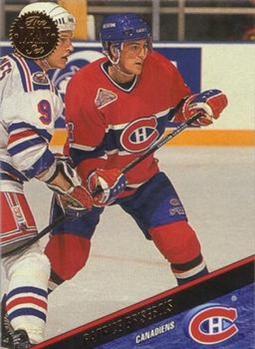 #191 Patrice Brisebois - Montreal Canadiens - 1993-94 Leaf Hockey