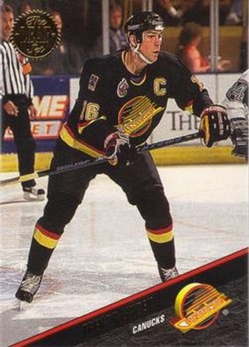 #193 Trevor Linden - Vancouver Canucks - 1993-94 Leaf Hockey