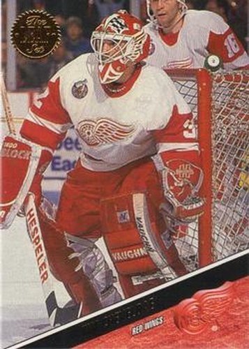 #195 Tim Cheveldae - Detroit Red Wings - 1993-94 Leaf Hockey