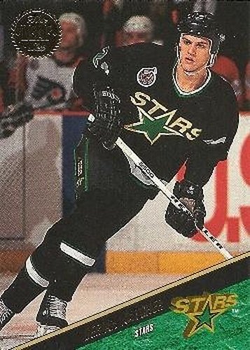 #212 Derian Hatcher - Dallas Stars - 1993-94 Leaf Hockey