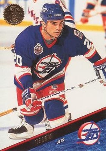 #216 Tie Domi - Winnipeg Jets - 1993-94 Leaf Hockey