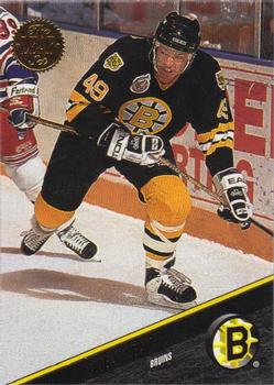 #218 Joe Juneau - Boston Bruins - 1993-94 Leaf Hockey