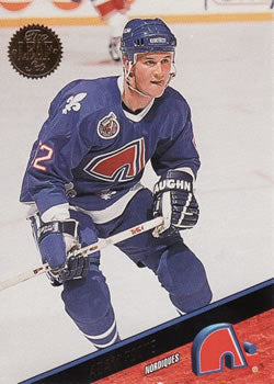 #229 Adam Foote - Quebec Nordiques - 1993-94 Leaf Hockey