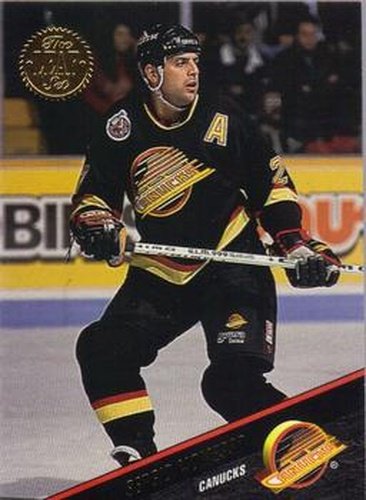 #250 Sergio Momesso - Vancouver Canucks - 1993-94 Leaf Hockey