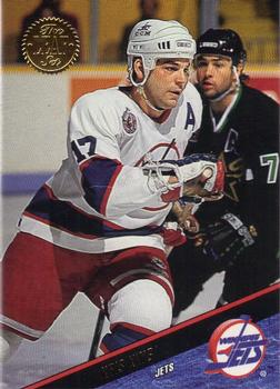 #253 Kris King - Winnipeg Jets - 1993-94 Leaf Hockey