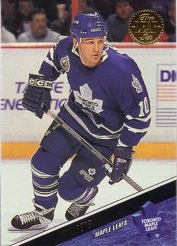 #287 Bill Berg - Toronto Maple Leafs - 1993-94 Leaf Hockey